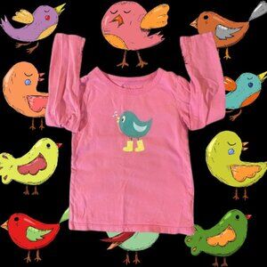 Circo Graphic Design Cotton Long Sleeve Top